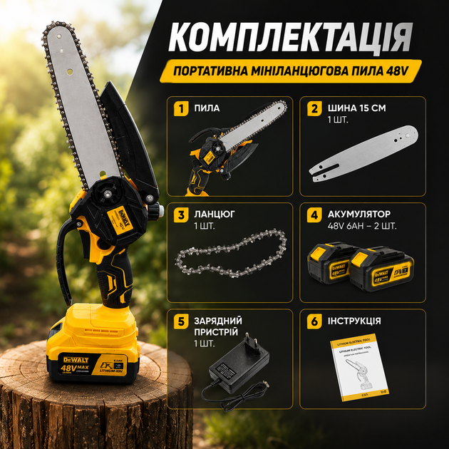 Акумуляторна мініпила DEWALT DCM16 1/4" - зображення 8