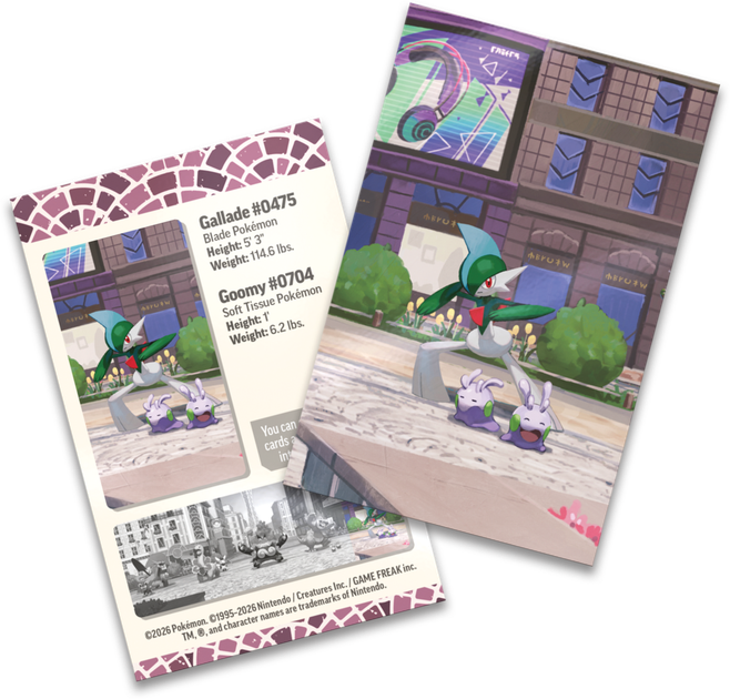 Zestaw kart Pokemon TCG: Q2 Mini Tin - E - Lumiose City Min Tin – Gallade (196214139619) - obraz 3