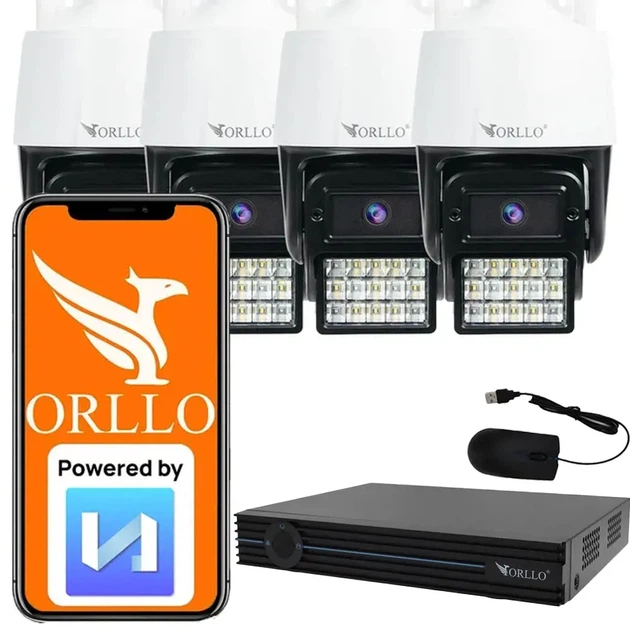 Комплект IP-камер ORLLO N1 Wi-Fi, 4 шт., N-NVR1 (4X-N1-N-NVR1) - Фото 1 Комплект IP-камер ORLLO N1 Wi-Fi, 4 шт., N-NVR1 (4X-N1-N-NVR1) - зображення 1
