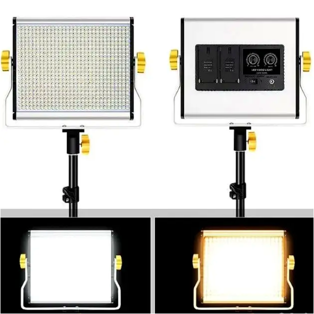 Лампа видеосвет LED NEEWER NL480 для фото и видеосъемки 480 светодиодов Bi-color мощность 32W цветовая температура 3200-6500K - Фото 2 Лампа видеосвет LED NEEWER NL480 для фото и видеосъемки 480 светодиодов Bi-color мощность 32W цветовая температура 3200-6500K - изображение 2