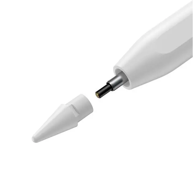 Сенсорная ручка Stylus Pen Baseus для планшетов и смартфонов белая с активным наконечником и беспроводной зарядкой - изображение 2