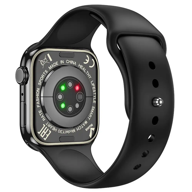 Умные спортивные часы Hoco Y30 черные с поддержкой звонков GPS и Bluetooth 5.3 для тренировок и повседневного использования - зображення 2
