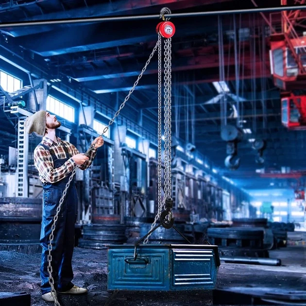 Ручна лебідка Anbull 1T 1599 Червон k1 - Б/В - зображення 6