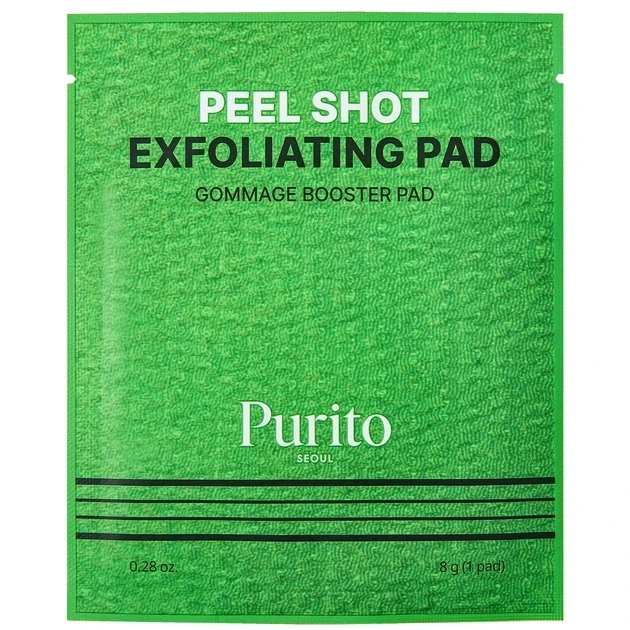 Пилинг-педы с древесным углем и энзимами Purito Seoul Peel Shot Exfoliating Pad 1 шт * 8 г - Фото 1 Пилинг-педы с древесным углем и энзимами Purito Seoul Peel Shot Exfoliating Pad 1 шт * 8 г - изображение 1