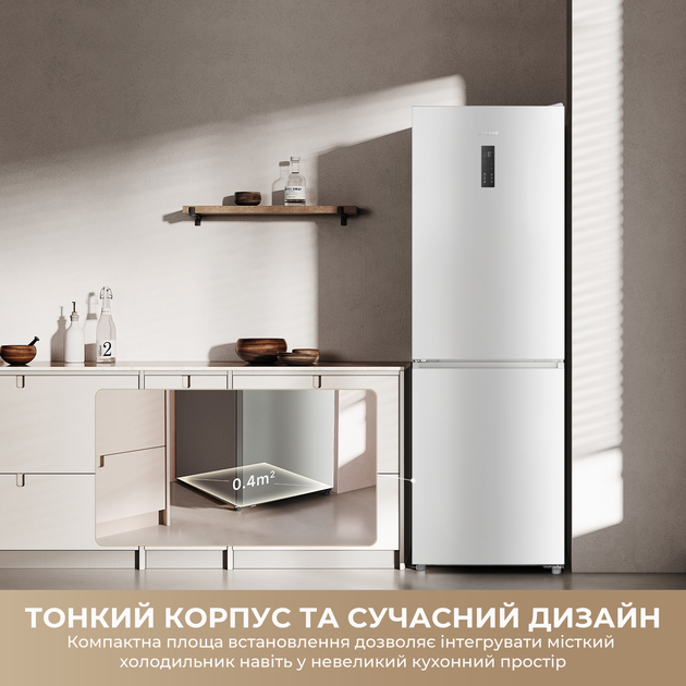 Холодильник DREAME MegaPro 185cm E class-inox - изображение 8