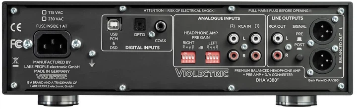 Wzmacniacz słuchawkowy Violectric DHA V3802 (4262404460279) - obraz 2