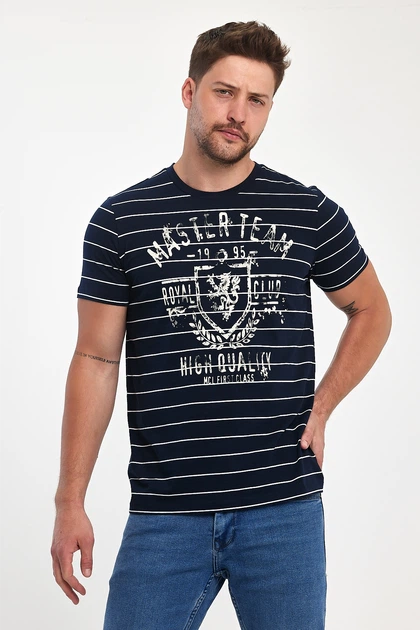 Футболка з принтом Trend Collection 35684 Темно-синій (LACIVERT) XL - Фото 6 Футболка з принтом Trend Collection 35684 Темно-синій (LACIVERT) XL - зображення 6