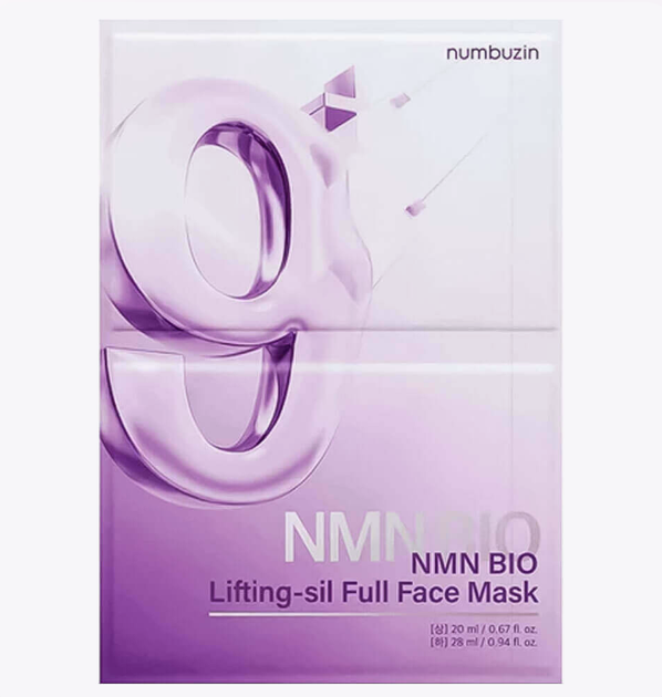 Лифтинг-маска для лица с NAD+ и комплексом пептидов Numbuzin №9 NAD Bio Lifting Mask 1 шт - изображение 2