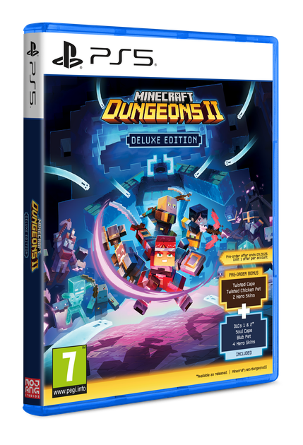 Гра PS5 Minecraft Dungeons II: Deluxe Edition (Blu-ray диск) (5056635624543) - Фото 2 Гра PS5 Minecraft Dungeons II: Deluxe Edition (Blu-ray диск) (5056635624543) - зображення 2