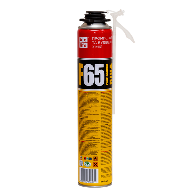 Піна монтажна професійна BeLife F65, 850 мл (PF65-A2) - изображение 2