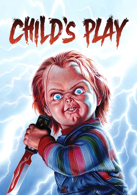 Постер Детские игры, Чаки, Chucky, Child's Play (1988), ужасы, культовое кино, A3 42×28 см (id6684) - изображение 3