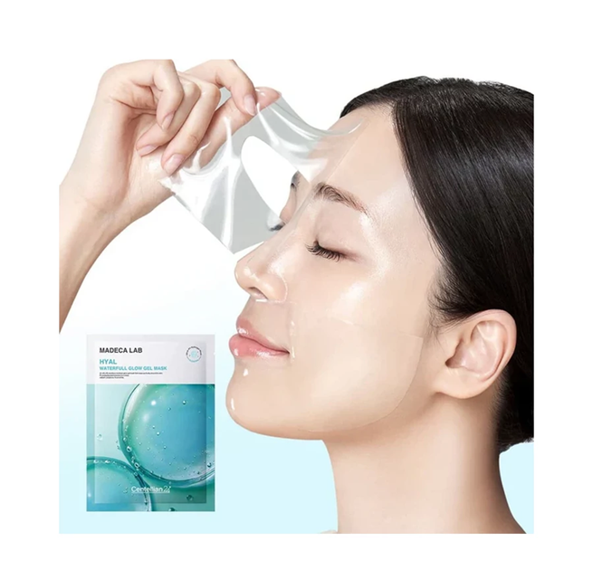 Маска гидрогелевая увлажняющая с гиалуроновой кислотой Centellian24 Hyal Waterfull Glow Gel Mask, 22 мл - Фото 2 Маска гидрогелевая увлажняющая с гиалуроновой кислотой Centellian24 Hyal Waterfull Glow Gel Mask, 22 мл - изображение 2