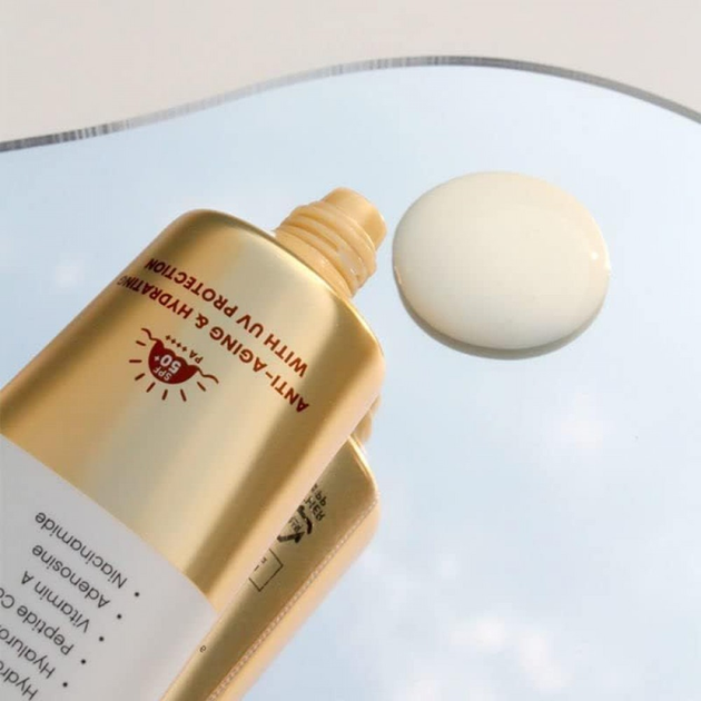 Солнцезащитный лосьон с коллагеном K-SECRET Collagen Boosting Secret Sun Lotion SPF50+ PA++++, 60 мл - изображение 2
