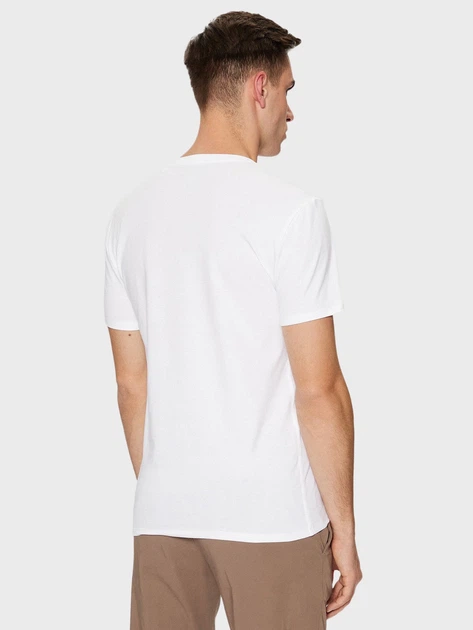 Футболка хлопковая мужская Guess CN SS CORE TEE STR M2YI24-J1314-G011 S Pure White (7622078831596) - Фото 2 Футболка хлопковая мужская Guess CN SS CORE TEE STR M2YI24-J1314-G011 S Pure White (7622078831596) - изображение 2