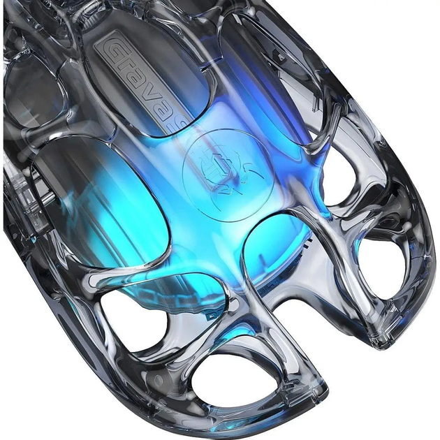 Ігрова миша GravaStar Mercury M2 Transparent Black - зображення 5