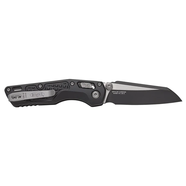 Нож Microtech MSI Ram-lok Mini Black Standard Frag Aluminium Black - изображение 2
