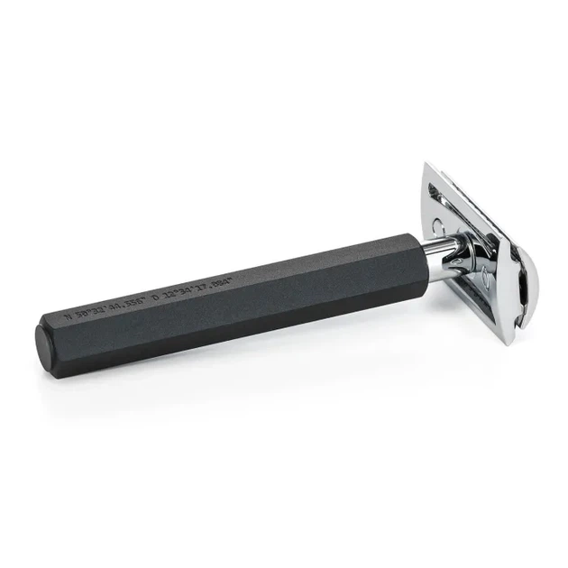 Безпечна бритва Hexagon графіт мод. R HXG Graphite SR Muehle - Фото 3 Безпечна бритва Hexagon графіт мод. R HXG Graphite SR Muehle - зображення 3