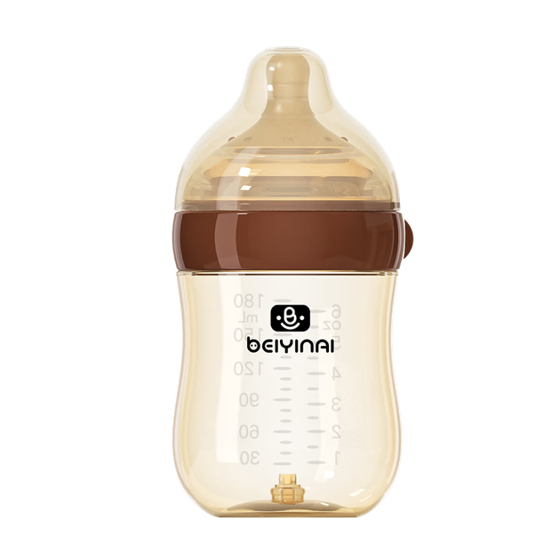 Детская бутылочка Beinai Newborn PPSU для новорожденных, 0-3-6 месяцев, с широким горлышком, имитирующая грудное вскармливание, белая, 180 мл. - изображение 6