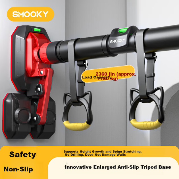 Турник SMOOKY Home дверной настенный без сверления - Фото 4 Турник SMOOKY Home дверной настенный без сверления - изображение 4