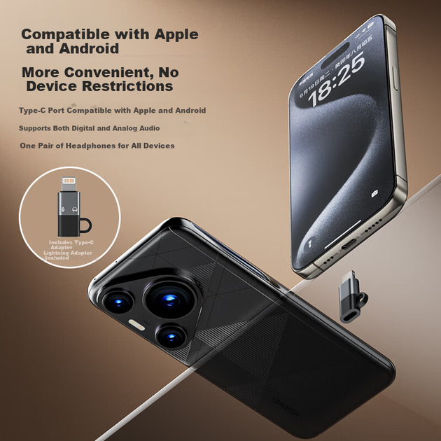 Наушники Newmine CYT01 проводные с микрофоном для караоке, Type-C - изображение 4