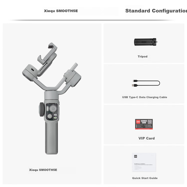 Стабилизатор Zhiyun SMOOTH 5E для смартфона трехосевой для влогов и стримов - изображение 4