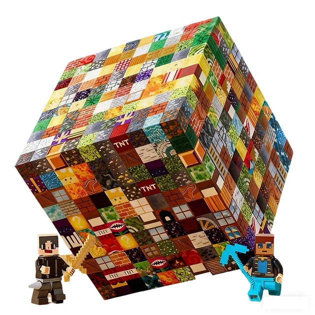 Конструктор BULUQI Minecraft на магнитах для детей 1-6 лет, подарочный - Фото 5 Конструктор BULUQI Minecraft на магнитах для детей 1-6 лет, подарочный - изображение 5