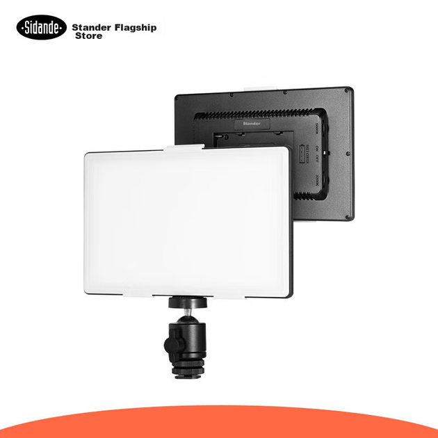 Sidande LED 520 Заповнююче світло, ручне заповнююче світло для фотографії, портативне світлодіодне панельне освітлення для камер, 37 Вт з регулюванням двокольорової температури, зйомка DSLR, фотографія їжі в ресторані, портретне освітлення - изображение 11