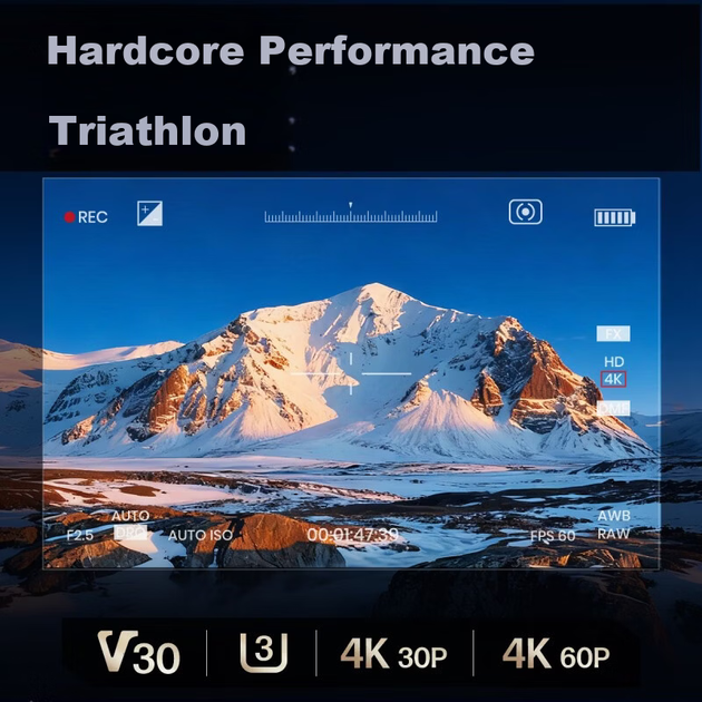 Карта памяти HP SD 512 ГБ 4K V30 U3 C10 для фотокамер, скорость чтения 205 МБ/с, скорость записи 170 МБ/с, подходит для беззеркальных/цифровых зеркальных камер. - изображение 5