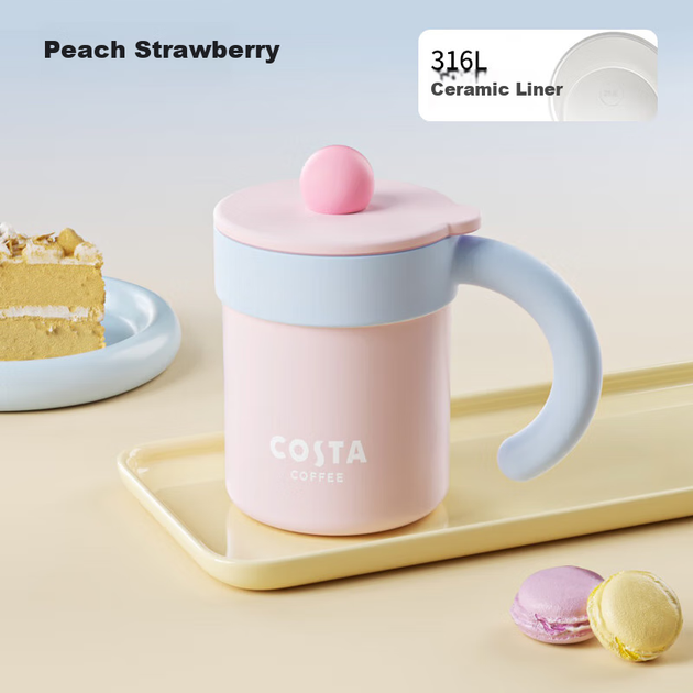 Термокухоль COSTA з керамічним покриттям колби 400 мл Pink - зображення 3