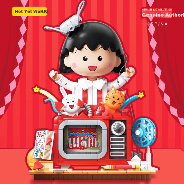 Конструктор Weiji Chibi Maruko-chan Телевизор в бассейне с шариками - изображение 7