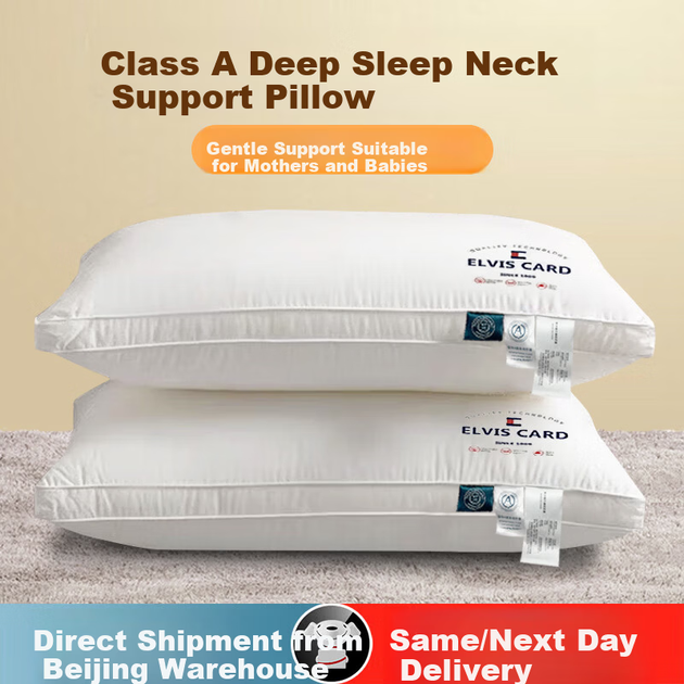 Подушка J.Sir Deep Sleep, чиста бавовна, висока, не деформується, готельний стиль - Фото 5 Подушка J.Sir Deep Sleep, чиста бавовна, висока, не деформується, готельний стиль - зображення 5