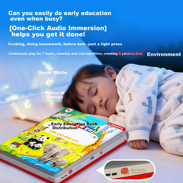 Книга-игрушка Yisirui звуковая обучающая для малышей 0-6 лет - изображение 4