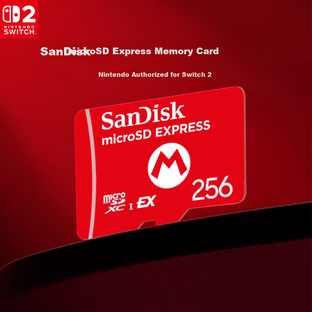 Карта SanDisk EX256G памяти для Nintendo Switch 2, японская версия - изображение 6