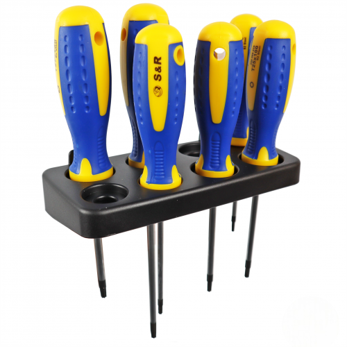 Набор отверток S&R TORX 6 шт (250681206) - Фото 1 Набор отверток S&R TORX 6 шт (250681206) - изображение 1