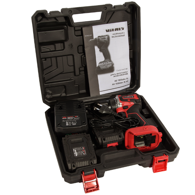 Дриль-шуруповерт акумуляторний Vitals Master AU 1835abc BL Kit - зображення 12