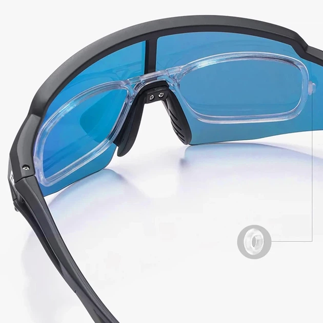 Очки велосипедные Rockbros поляризационные с защитой UV Black (14120008007) - Фото 5 Очки велосипедные Rockbros поляризационные с защитой UV Black (14120008007) - изображение 5