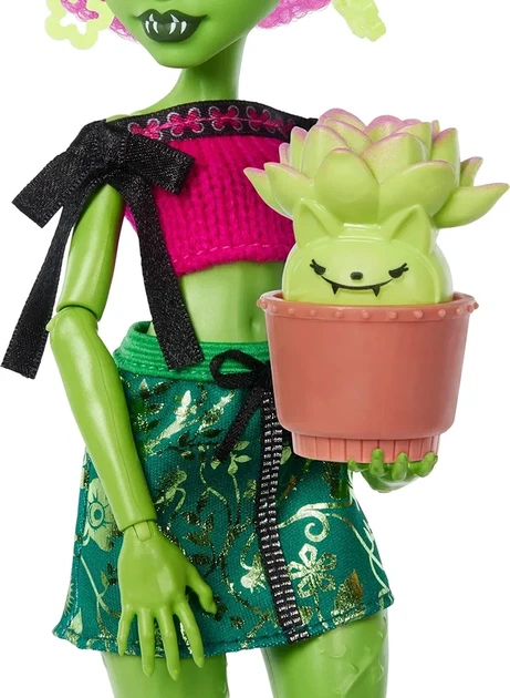 Кукла Monster High Self-Scare Secrets Venus McFlytrap Монстер Хай Венера МакФлайтрап Mattel JHK45 - Фото 3 Кукла Monster High Self-Scare Secrets Venus McFlytrap Монстер Хай Венера МакФлайтрап Mattel JHK45 - изображение 3