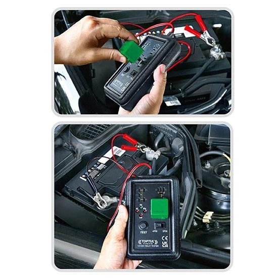 Тестер автомобільних реле 12V/24V, 4-pin/5-pin TOPTUL EAAE0124 - зображення 4