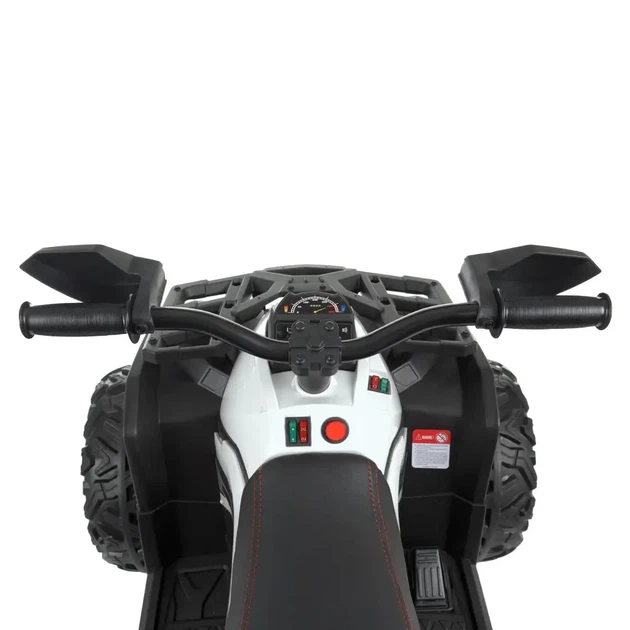 Детский квадроцикл электромобиль Bambi на аккумуляторе M 4795EBLR-1 белый - Фото 4 Детский квадроцикл электромобиль Bambi на аккумуляторе M 4795EBLR-1 белый - изображение 4