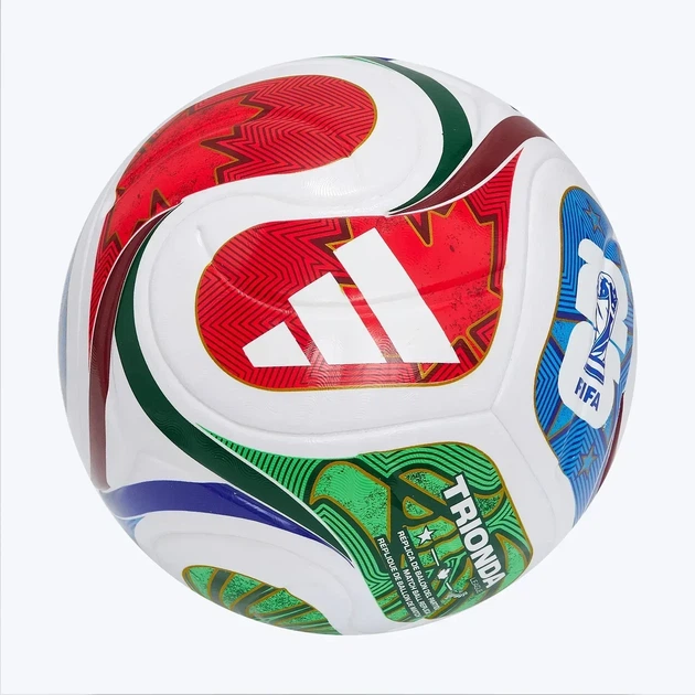 Мяч футбольный клееный Adidas World Cup 26 Trionda League JD8030 (размер 5) - Фото 1 Мяч футбольный клееный Adidas World Cup 26 Trionda League JD8030 (размер 5) - изображение 1