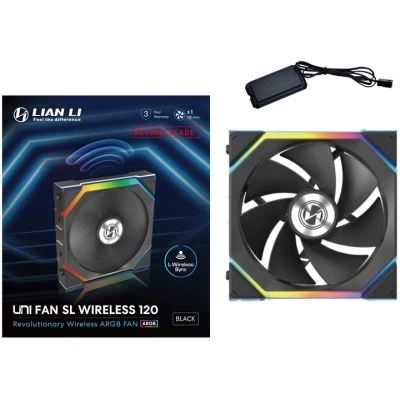 Кулер до корпусу Lian Li Uni Fan SL WIRELESS Reverse, 120-1, B (G99.12RSL1W1B.00) - зображення 2
