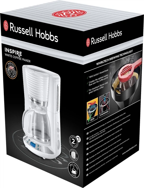 Кавоварка крапельна RUSSELL HOBBS 24390-56/RH Inspire Maker White - изображение 2