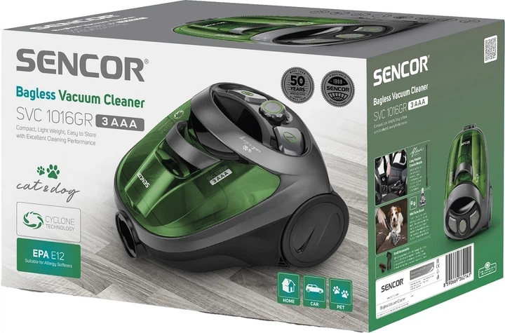 Пилосос Sencor SVC 1016GR (7168114) - Фото 12 Пилосос Sencor SVC 1016GR (7168114) - изображение 12