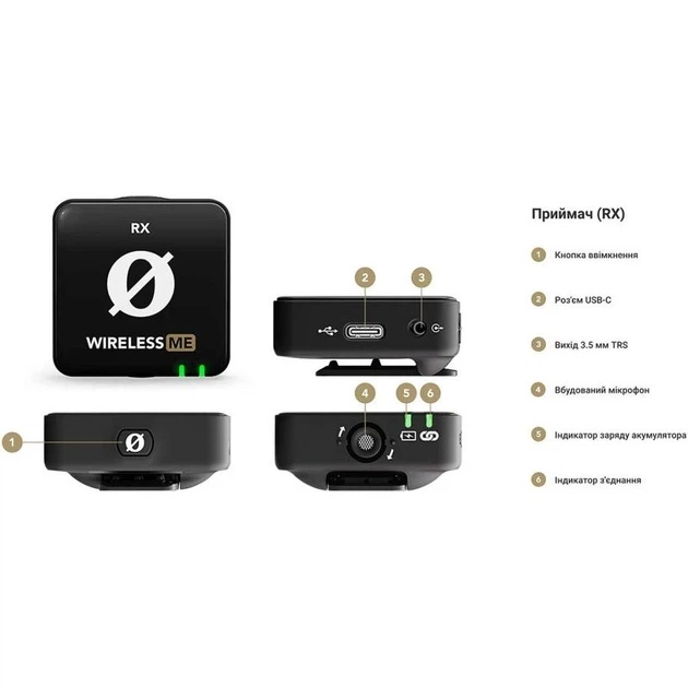 Микрофонная радиосистема для смартфонов Rode Wireless ME (Rode Wireless ME) - изображение 8