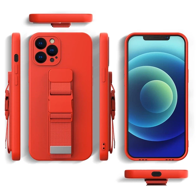 Чехол Hurtel Rope Case для iPhone 12 Pro Max Red (9145576217900) - изображение 3