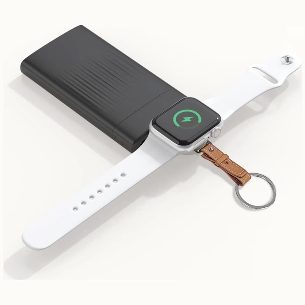 Бездротова зарядка 4smarts для Apple Watch Silver (4252011911479) - зображення 6
