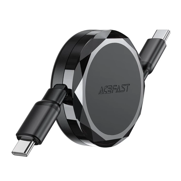 Кабель Acefast C13-03 USB-C - USB-C 60W Black (6974316280132) - Фото 2 Кабель Acefast C13-03 USB-C - USB-C 60W Black (6974316280132) - изображение 2