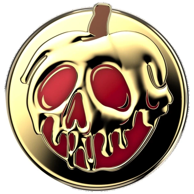 Держатель для телефона Popsockets Round Disney Enamel Poison Apple Gold (114075) - изображение 2