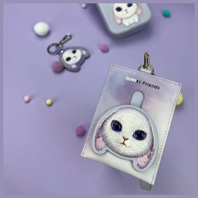 Portfel na karty Nimmy Big Eyed Pet 2.0 Rabbit Purple (6971080318573) - obraz 4