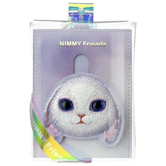 Portfel na karty Nimmy Big Eyed Pet 2.0 Rabbit Purple (6971080318573) - obraz 7